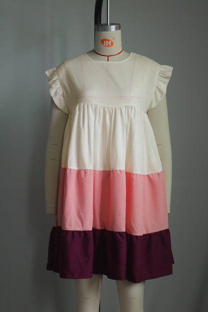 Casual Summer Ruffled Short Daily Dresses