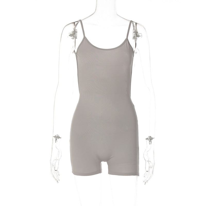 Sexy U Neck Sports Jumpsuits