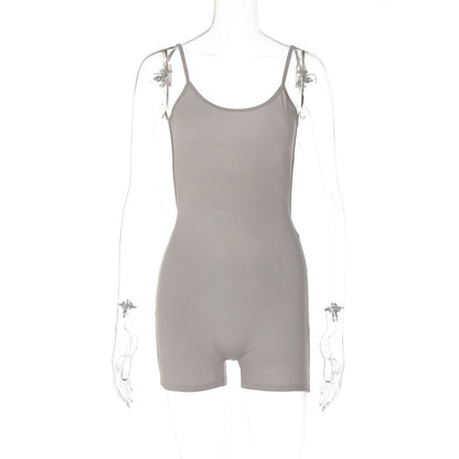 Sexy U Neck Sports Jumpsuits