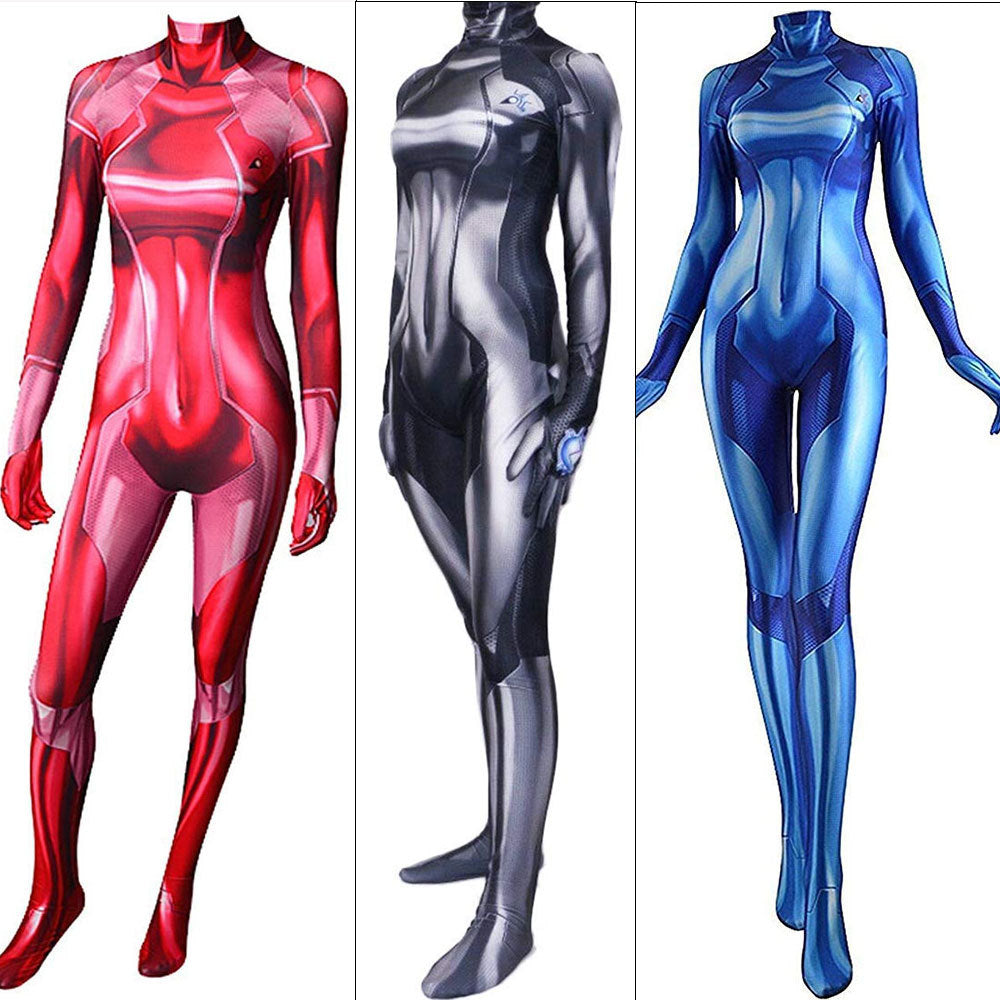 Halloween METROID Jumpsuits Cosplay Costume