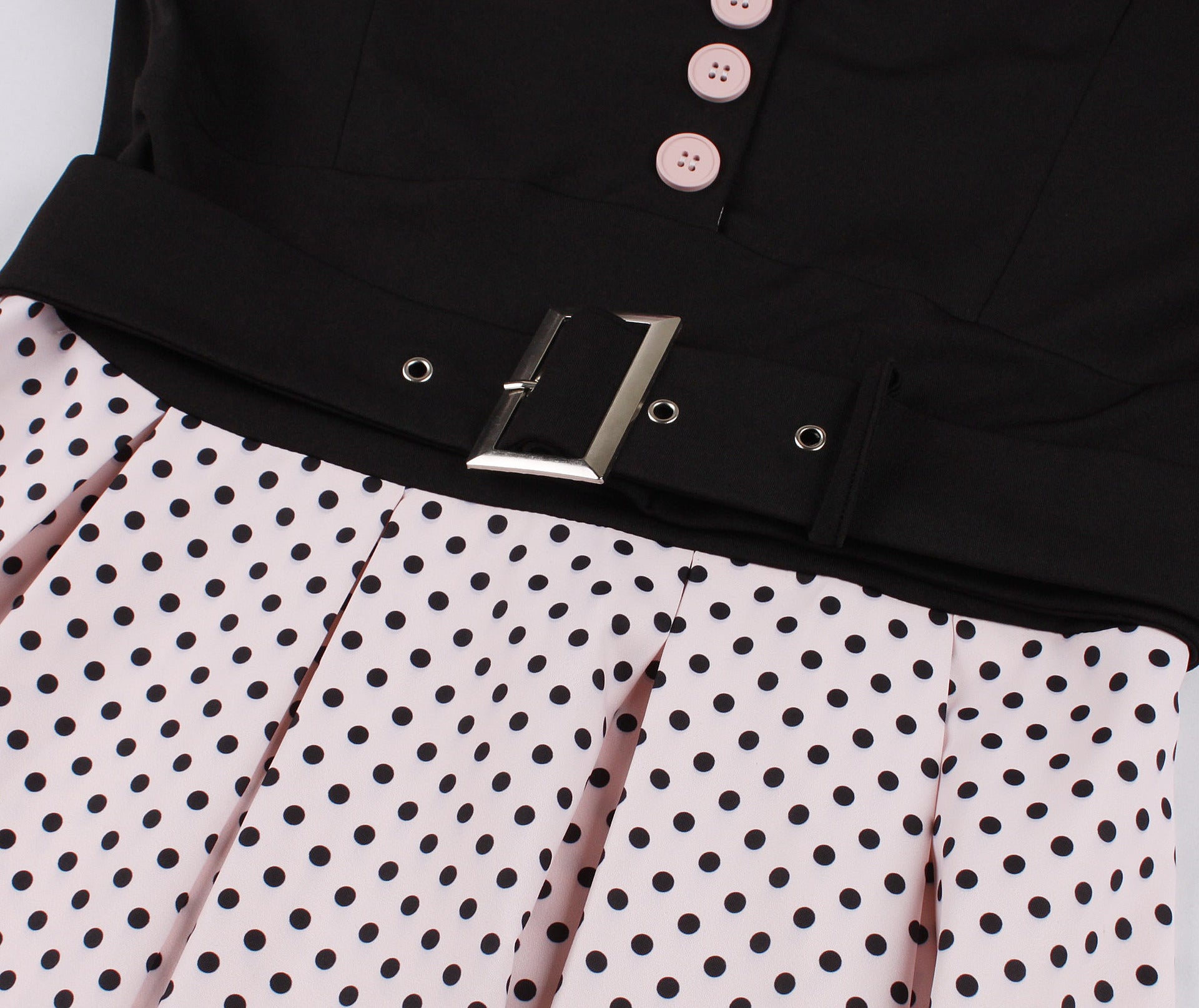 Vintage Polk Dot Short Sleeves Dresses