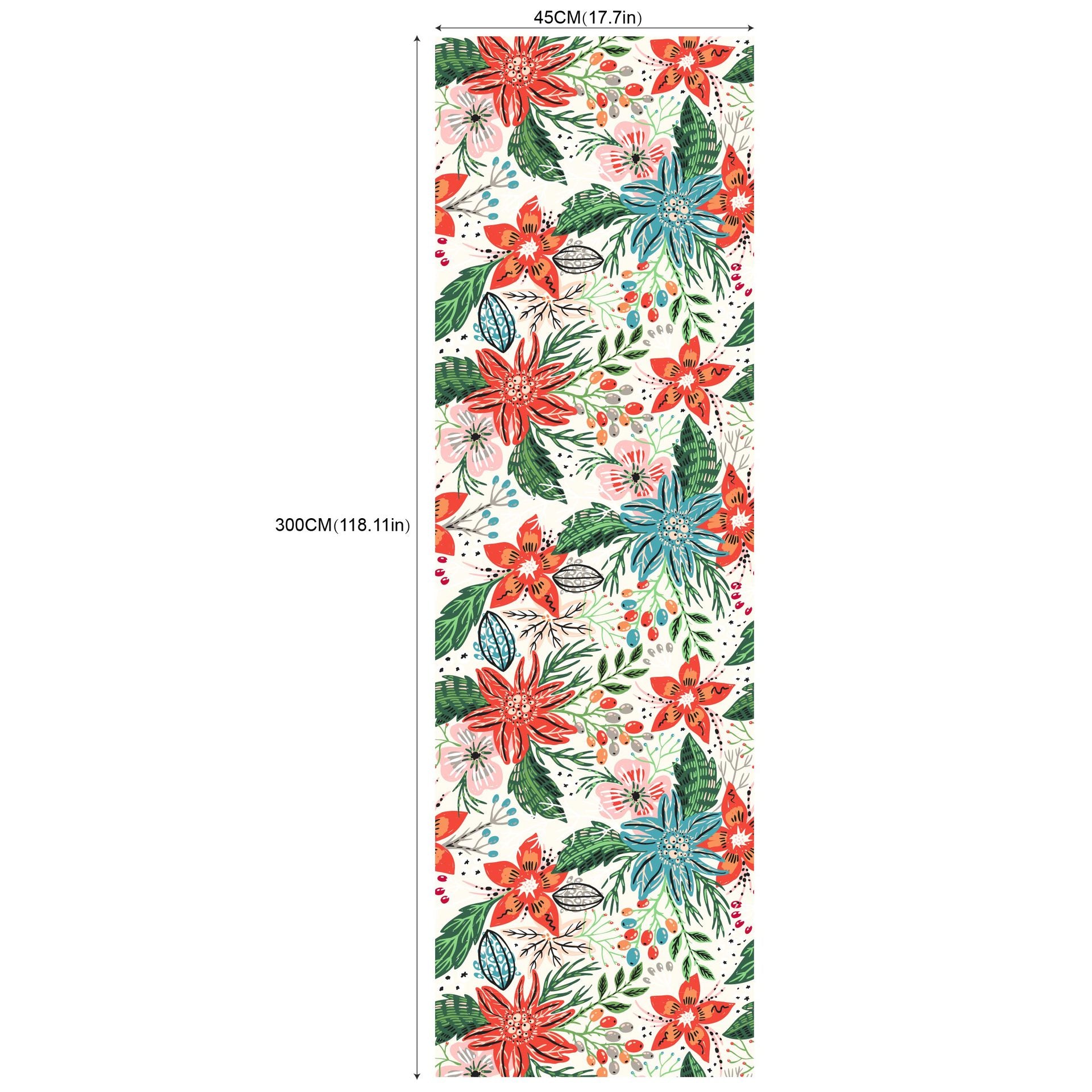Environmental Friendly Self-adhesive Christmas Wallpaper