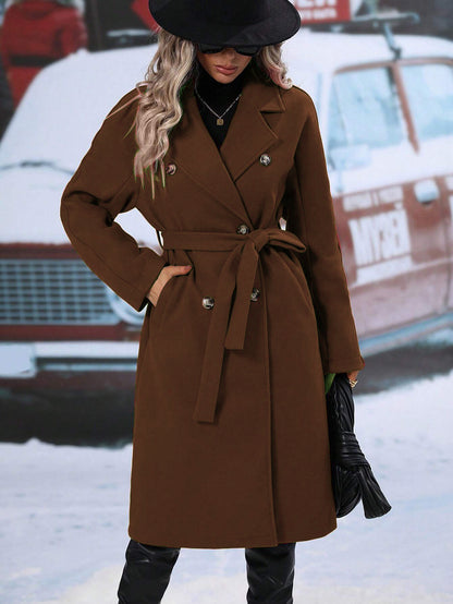 Fashion Women Midi Length Winter Coats