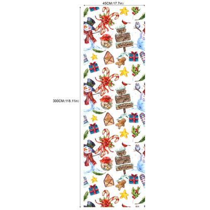 Environmental Friendly Self-adhesive Christmas Wallpaper
