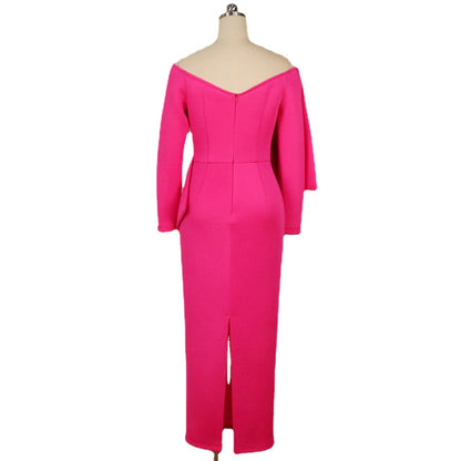 Sexy Bowknot High Waist Plus Sizes Party Dresses