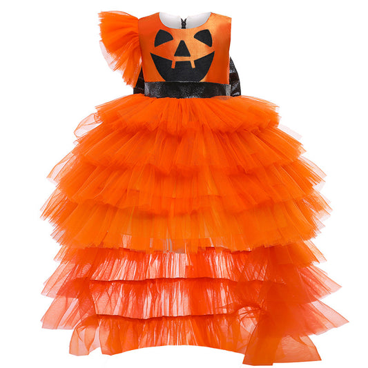 Halloween Tulle Cake Style Girls Princess Cosplay Dresses