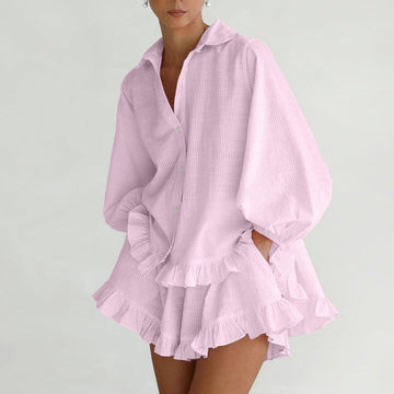 Fashion Striped Two-Piece Set