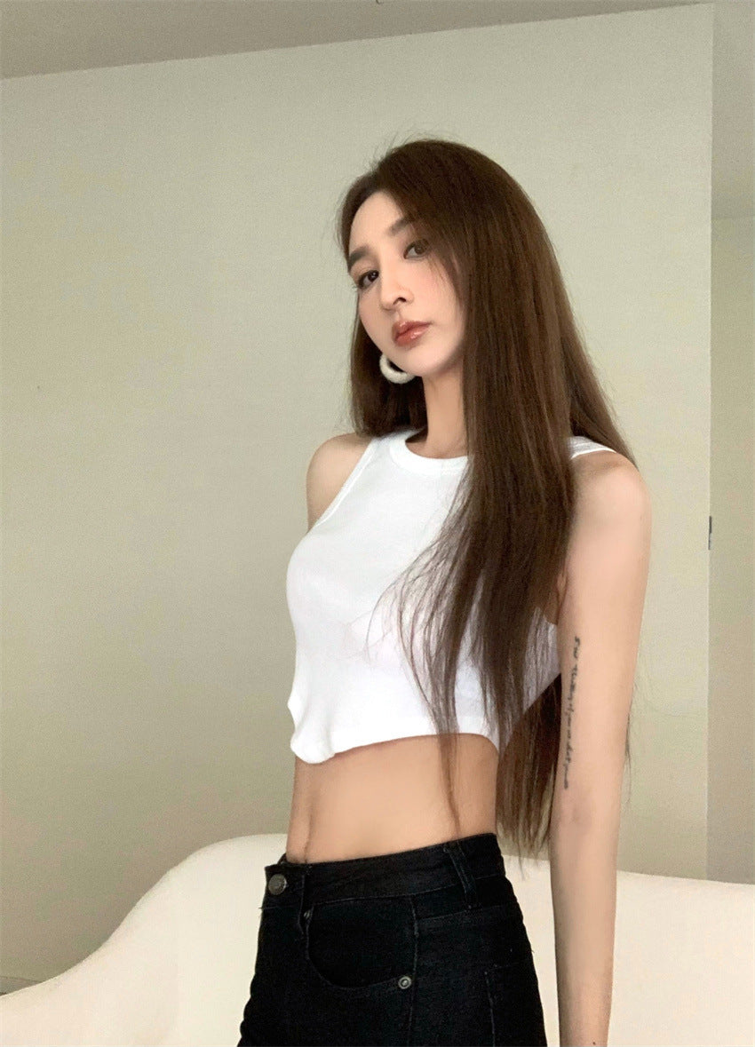 Summer Sexy Midriff Baring Short Tank Tops