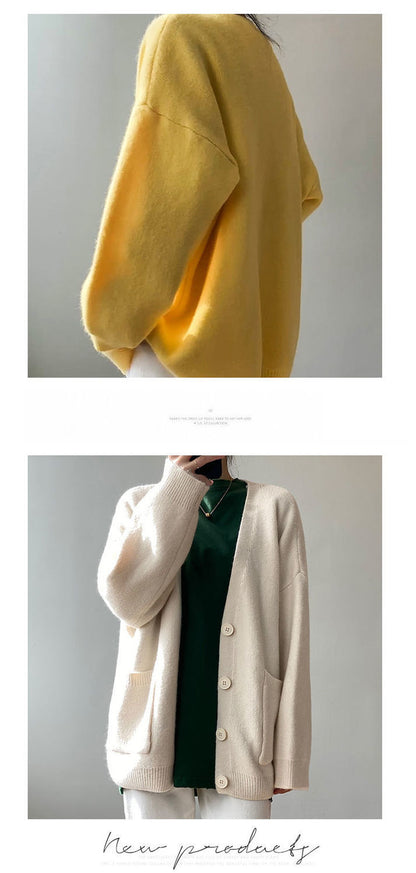 Casual Women Knitted Cardigan Sweaters