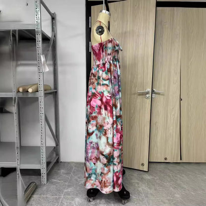 Sexy Strapless Summer Long Dresses