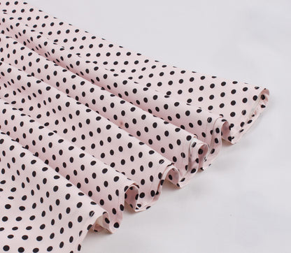 Vintage Polk Dot Short Sleeves Dresses