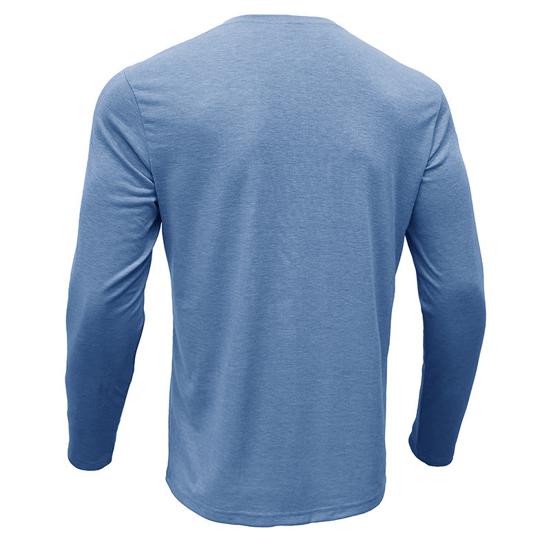 Casual Round Neck Long Sleeves T Shirts