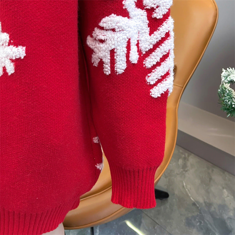 Merry Christmas Winter Knitted Hoodies Sweaters