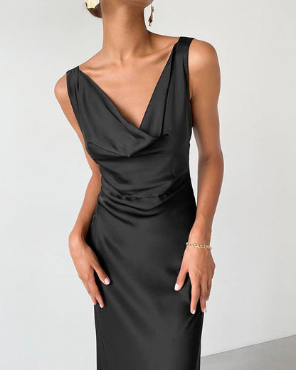 Summer Backless Long Back Party Dresses