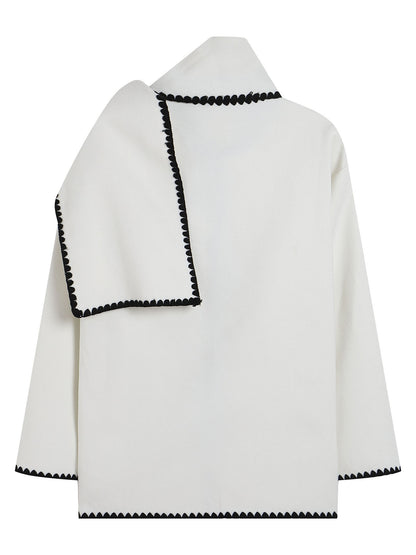 Fashion Winter Women Outerwear with Scarves