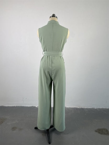 Casual Summer Women Sleeveless Jumpsuits
