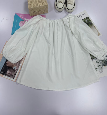 Casual Off The Shoulder Long Sleeves Blouses Shirts