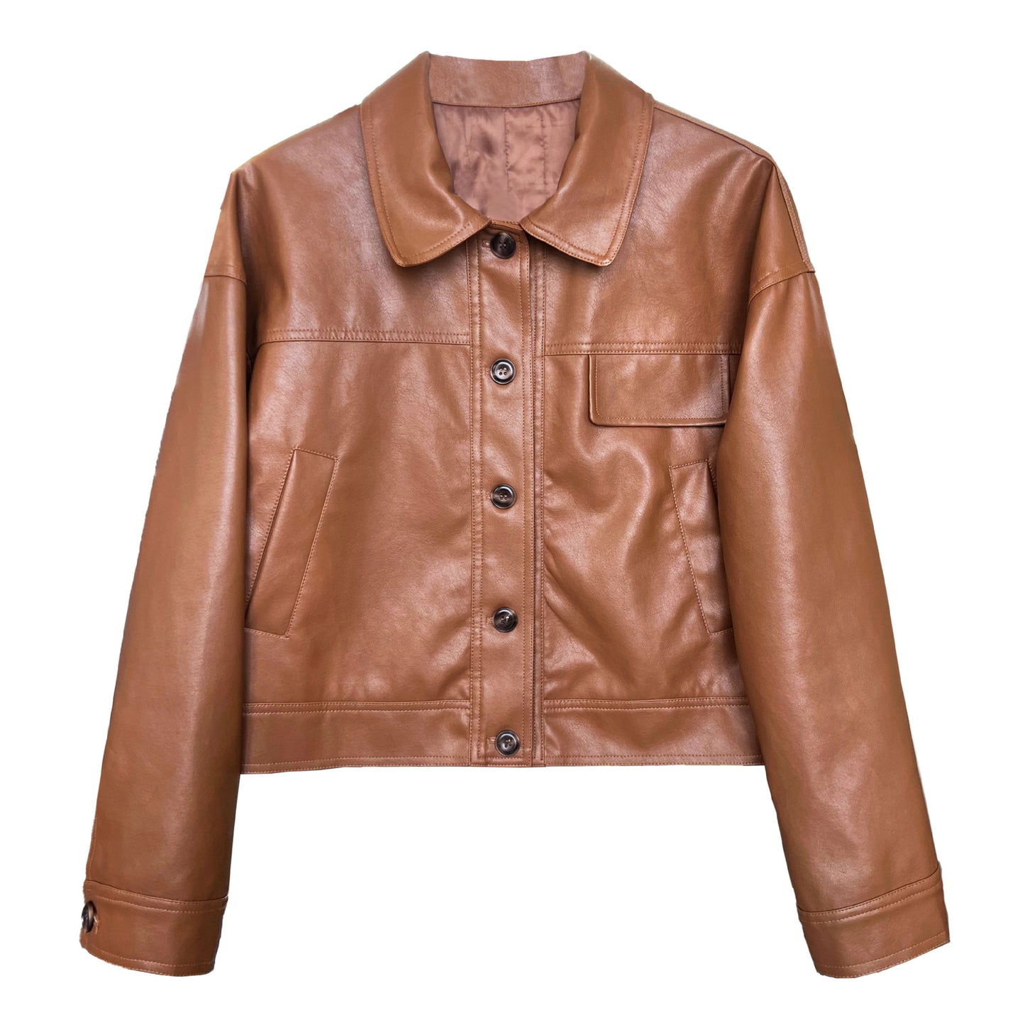 Classy PU Leather Motorcycle Jackets Coats