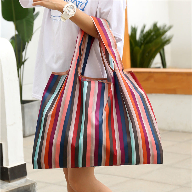 Large Capacity Foldable Reusable Waterproof Shopping Bag