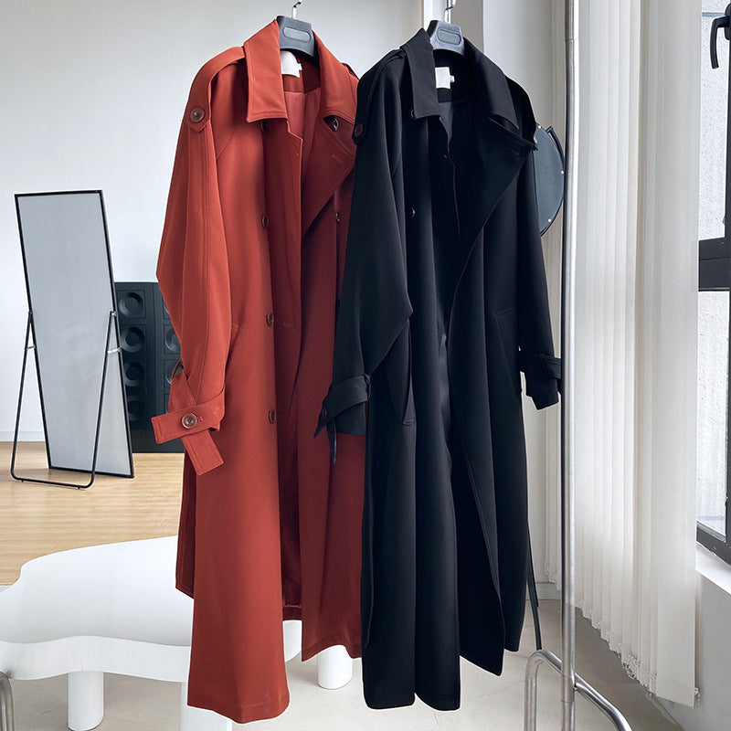 Fashion Loose Long Trench Coats for Women