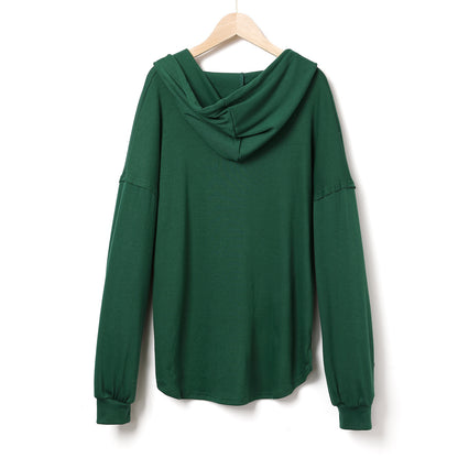 Casual Long Sleeves Hoodies Shirts for Women