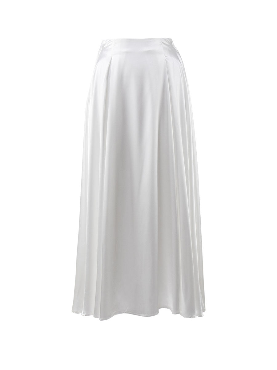 Fashion Satin High Waist Summer Skirts