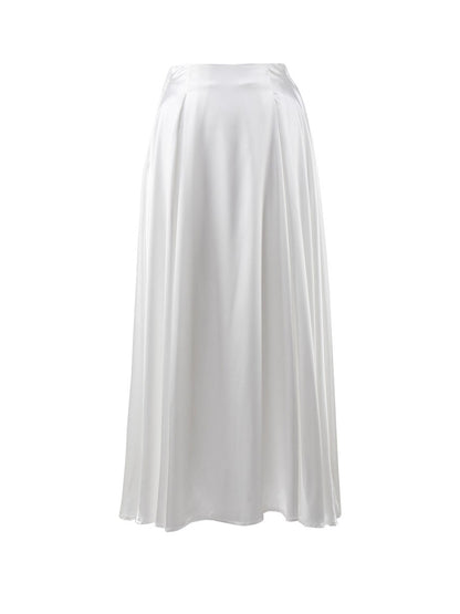 Fashion Satin High Waist Summer Skirts