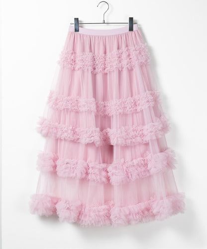 Designed Summer Net A Line Skirts