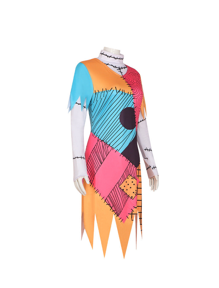 The Nightmare Before Christmas Sally Sky Cosplay Costume