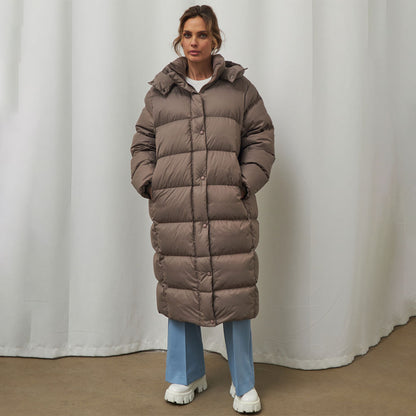 Fashion  Luxury Warm Long Down Jackets for Women