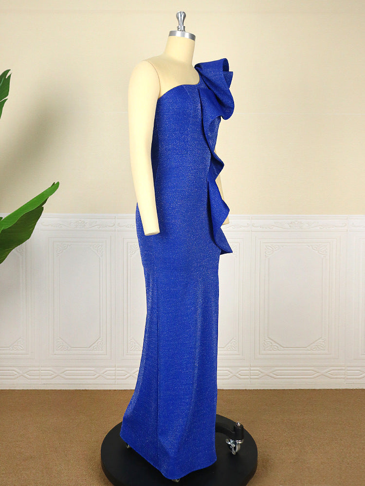 Gorgeous One Shoulder Plus Sizes Evening Dresses