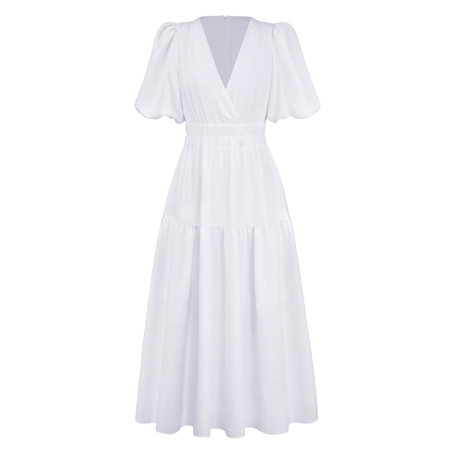 Fashion V Neck Summer Long Dresses for Women