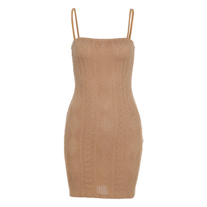 Sexy High Waist Knitted Sheath Mini Dresses