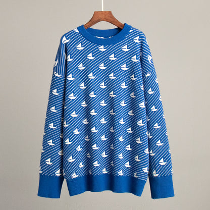 Casual Loose Knitted Pullover Sweaters for Women