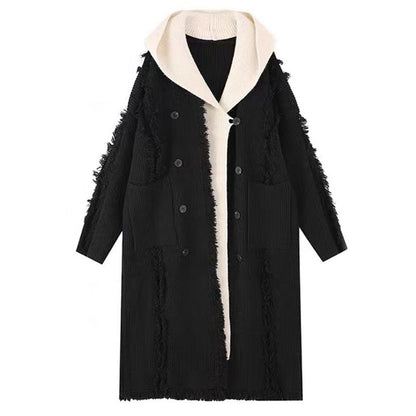 Fashion Tassels Long Sleeves Knitted Tops