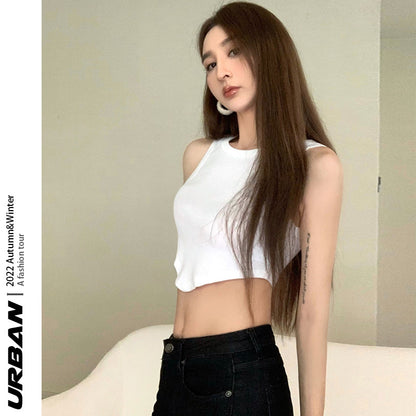 Summer Sexy Midriff Baring Short Tank Tops