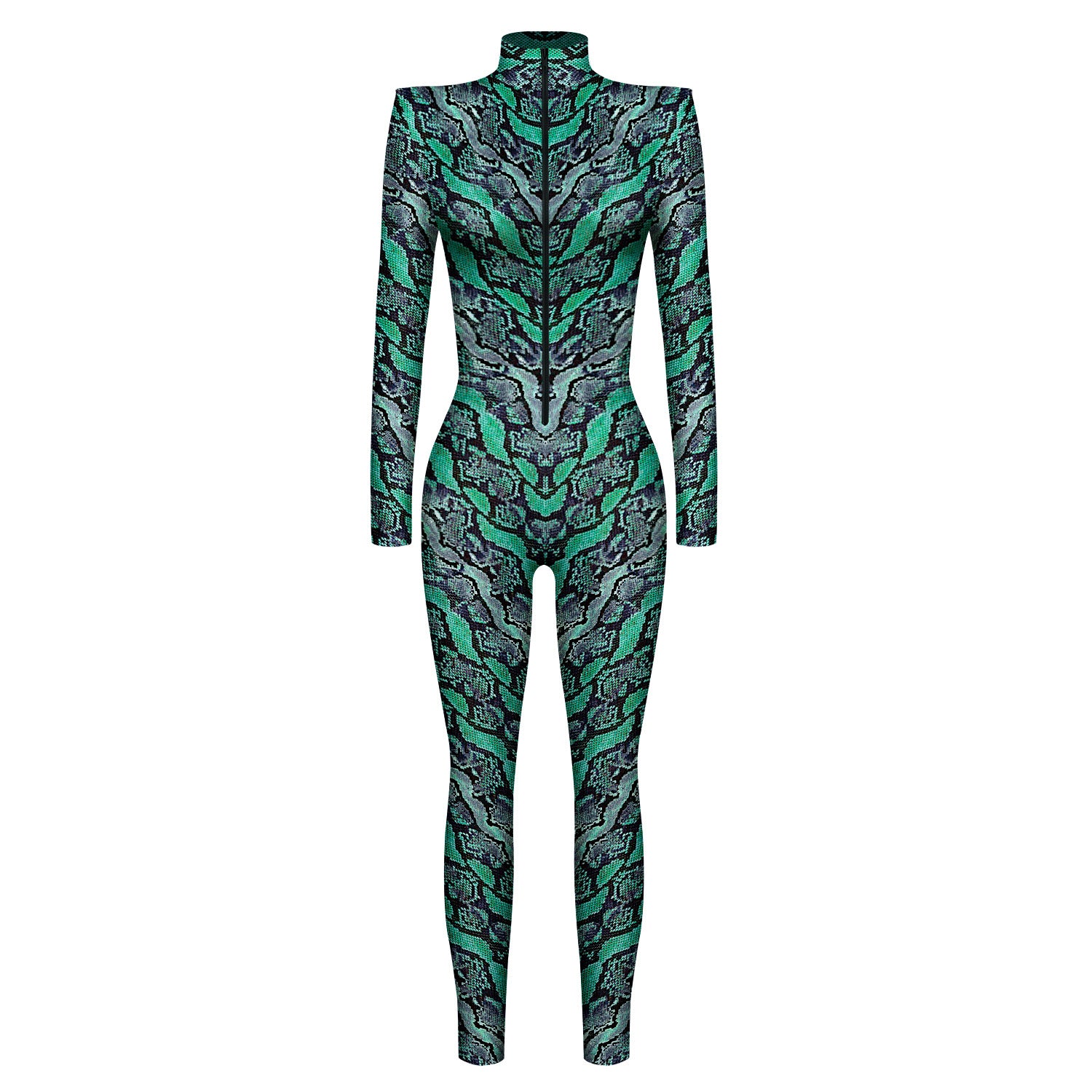 Halloween Skeleton Long Sleeves Jumpsuits Cosplay Costumes