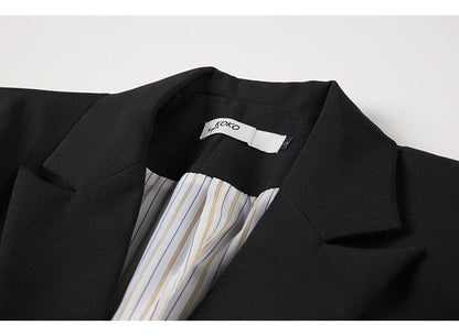 Fashion Short Blazers & High Waist Pants Suits