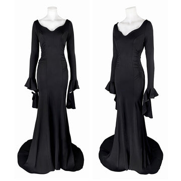The Addams Family(2022 TV Series) Morticia Addams Cosplay Costume