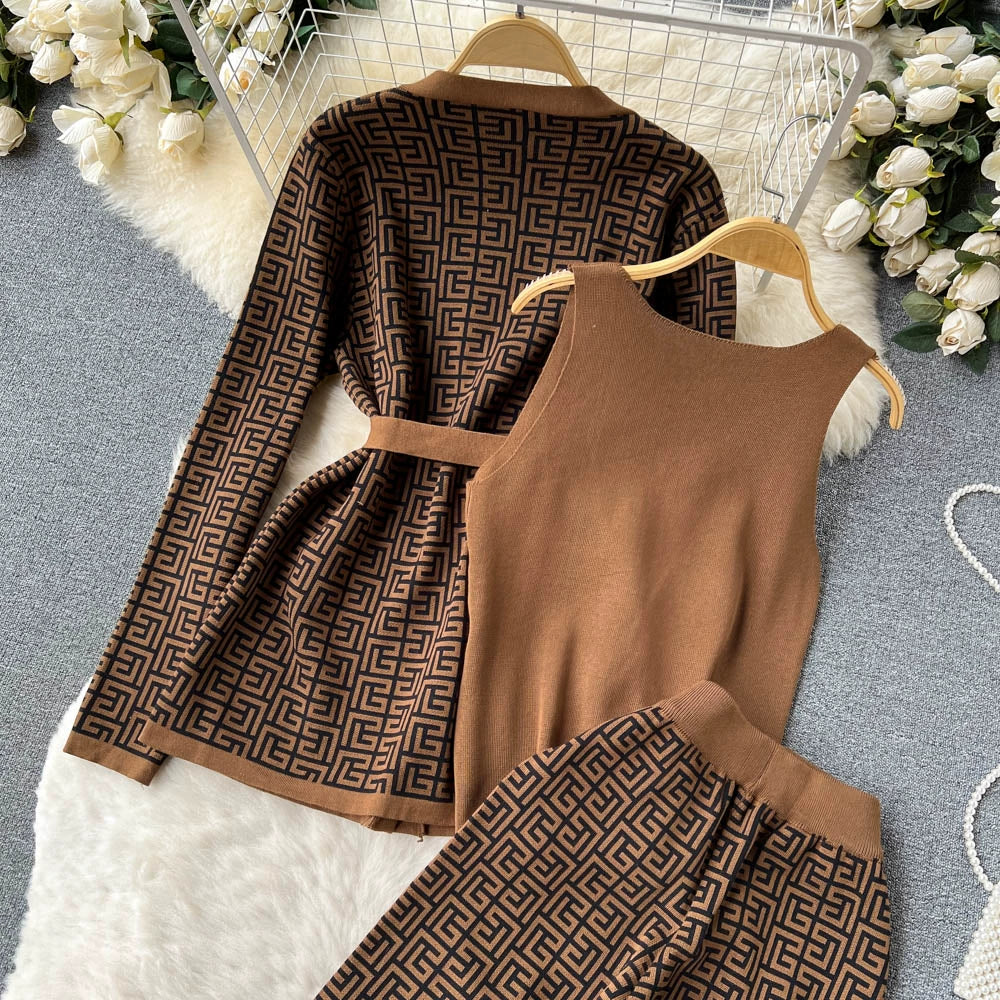 Casual Women 3pcs Outfit Suits