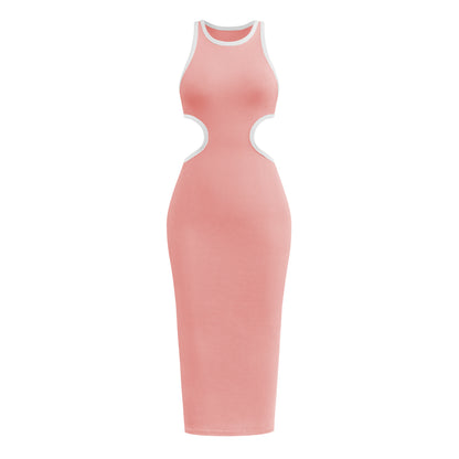 Sexy Backless Knitted Sheath Midi Dresses