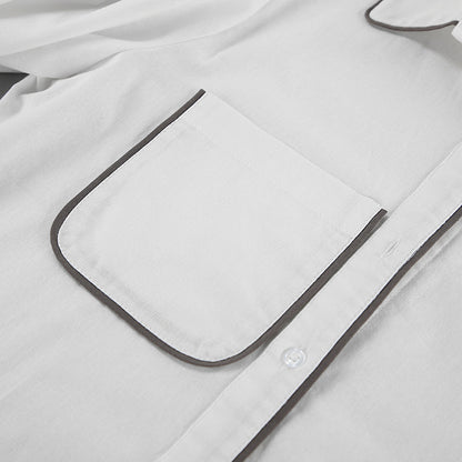 Fashion Cotton Linen Long Sleeves Shirts & Shorts