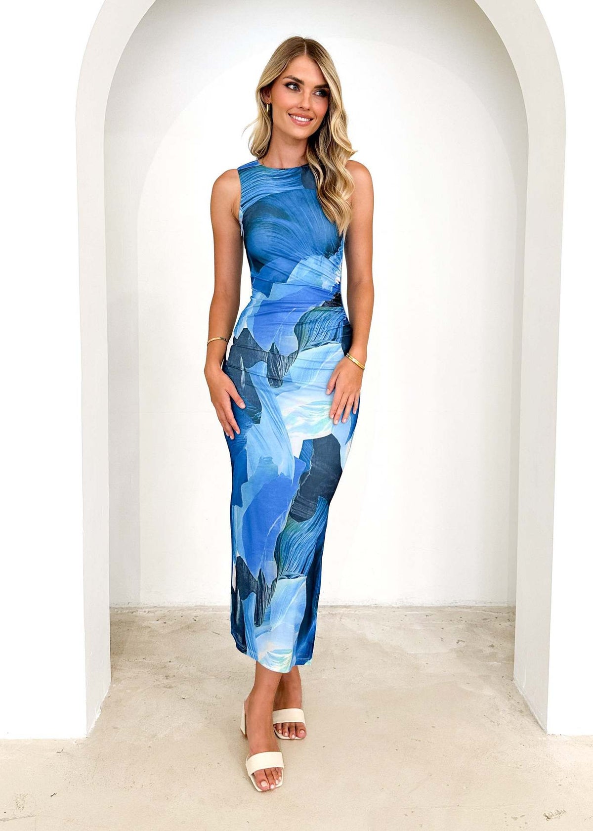 Effortlessly Elegant Printed Wrap Dress