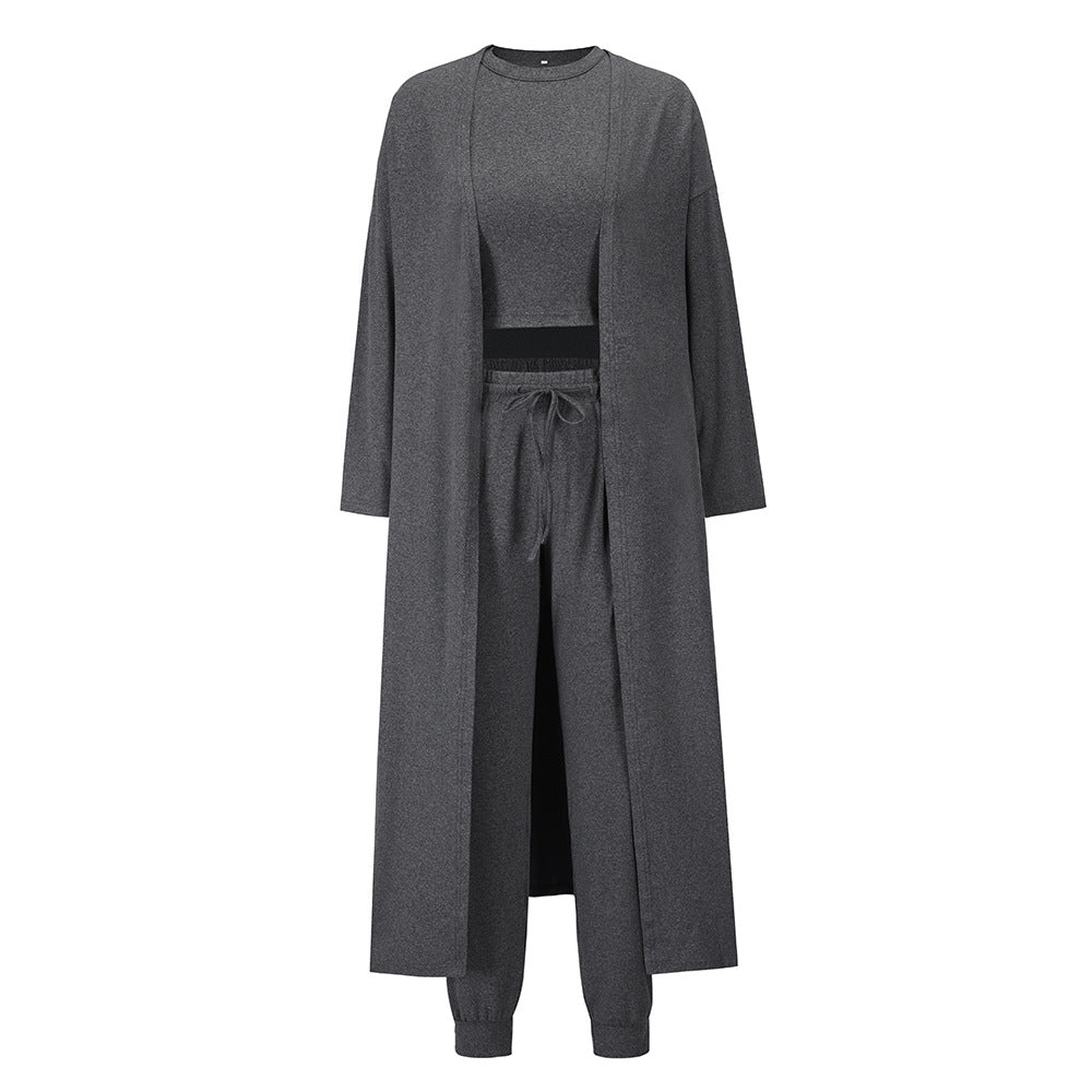 Casual Knitted Three Pieces Outfit Sets for Women