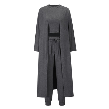 Casual Knitted Three Pieces Outfit Sets for Women