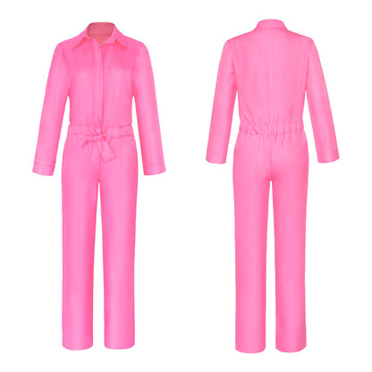 Barbie 2023 Film Cheering Squad Cosplay Costume Jumpsuits 6485