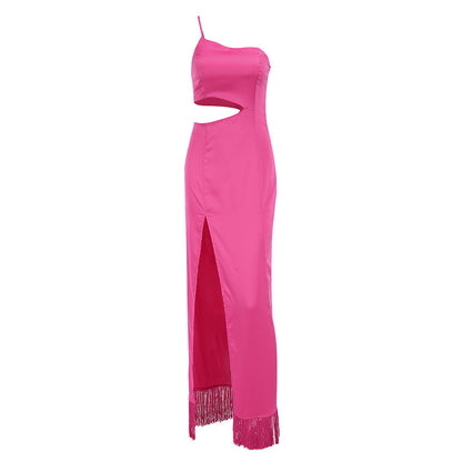 Summer Sexy Tassels Long Sheath Dresses for Party