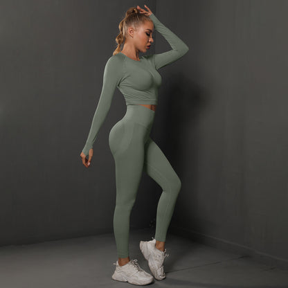 Fashion Simple Style Sports Yoga Suits for Women