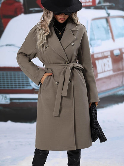 Fashion Women Midi Length Winter Coats