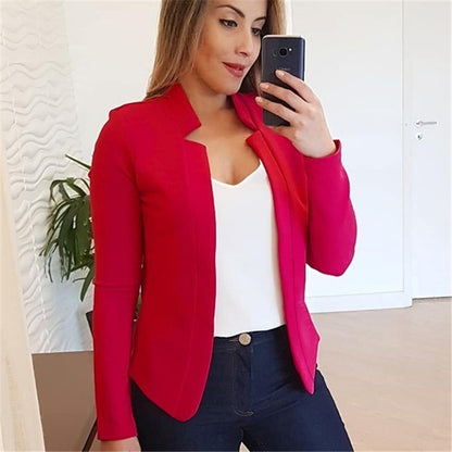 Casual Women Simple Design Blazers